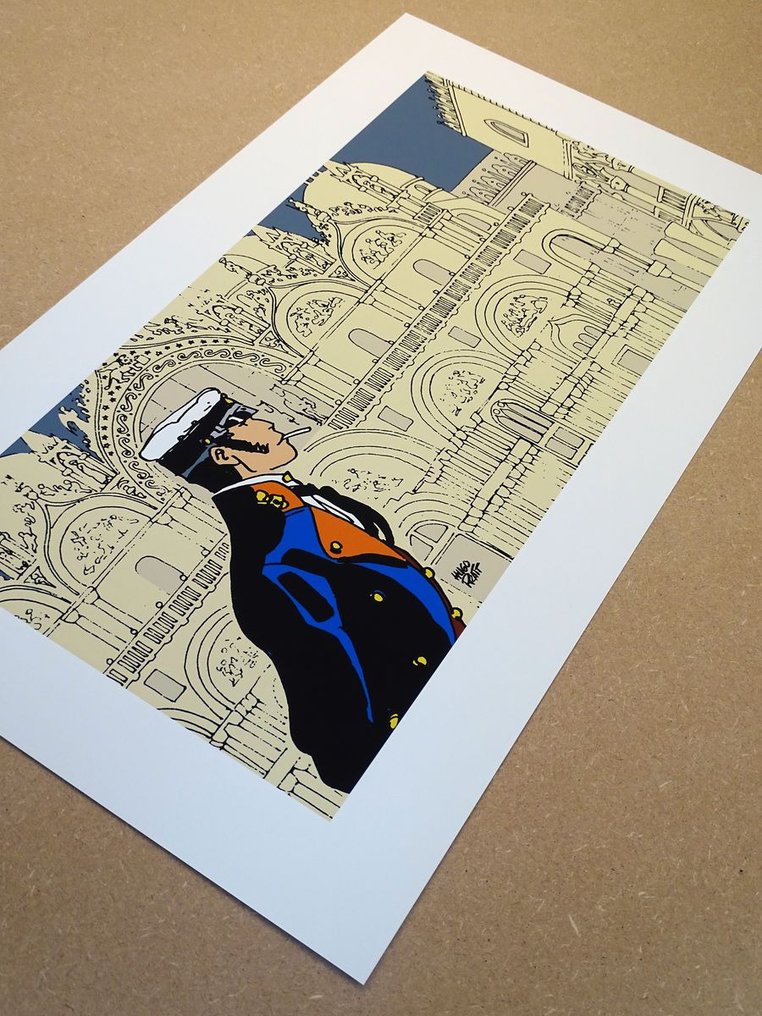 Pratt, Hugo - 1 Εκτύπωση με χρωστικές - Corto Maltese - Histoire #1.0