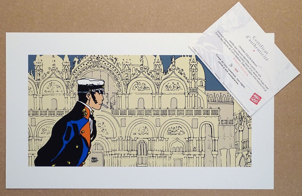 Pratt, Hugo - 1 Εκτύπωση με χρωστικές - Corto Maltese - Histoire #3.2