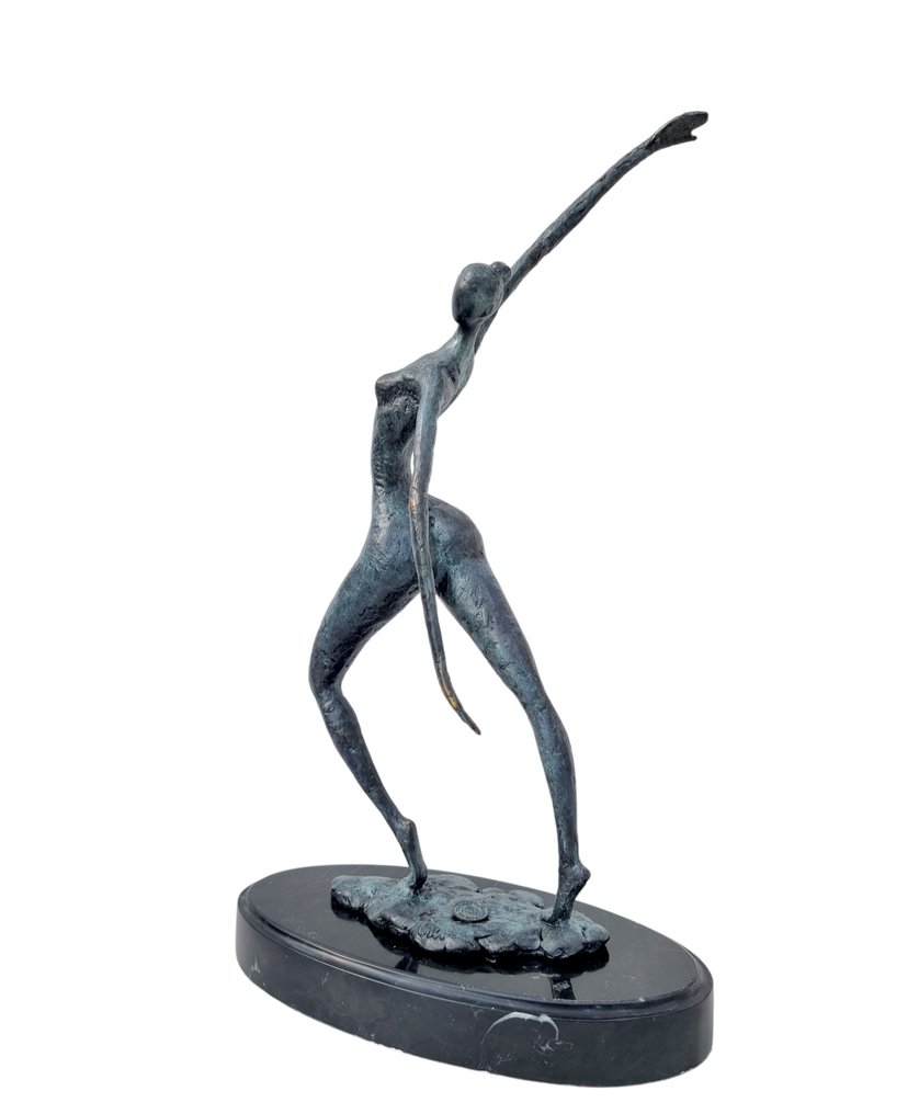 Scultura, Moderne danseres - 37 cm - Bronzo #3.2