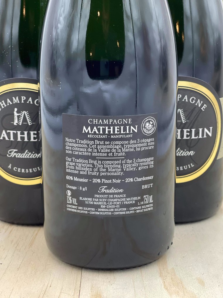 Mathelin, Tradition - Champagne Brut - 6 Flaskor (0,75L) #2.1