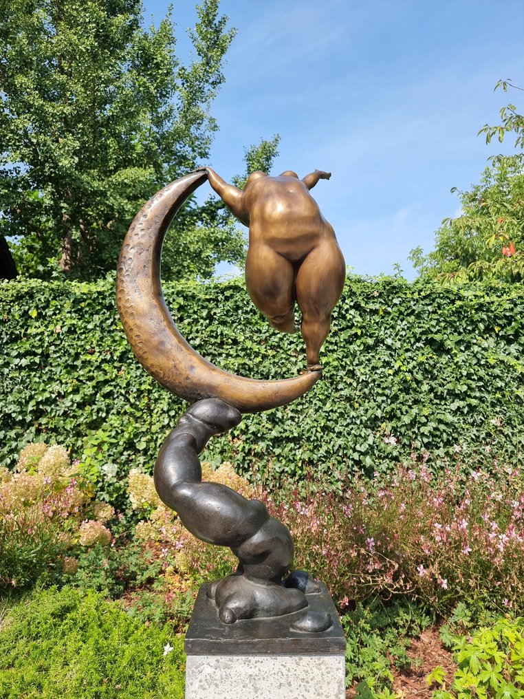雕塑, Monumental garden art - 99 cm - 黄铜色 #1.2