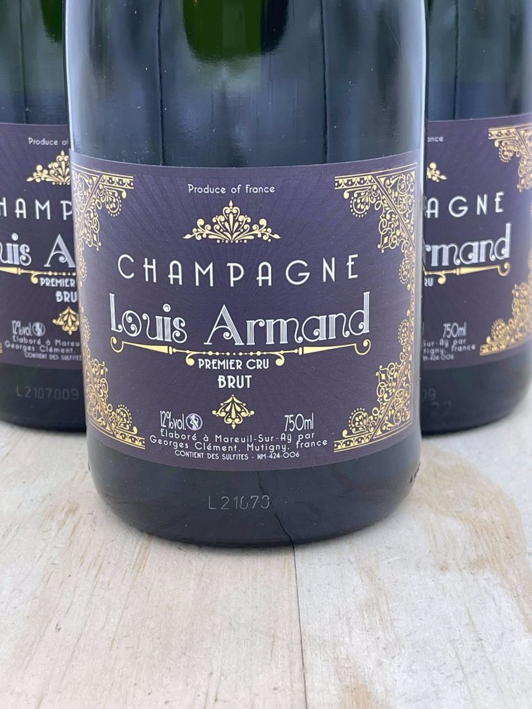 Louis Armand, Brut - 香槟地 Premier Cru - 6 Bottles (0.75L) #1.0
