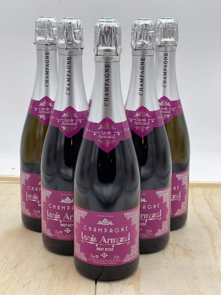 Louis Armand, Brut - Champagne Rosé - 6 Bottles (0.75L) #1.0