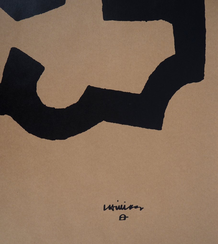 Eduardo Chillida (1924-2002) - Abstraction noire #1.0