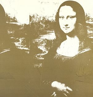 Andy Warhol - Two Golden Mona Lisa - licensed offset print #4.3