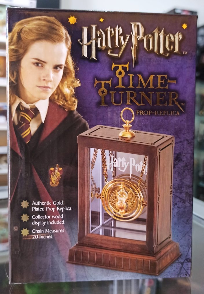 Harry Potter, - Hermione´s Time Turner 1:1 scale - Gold Plated (mint condition) #3.2