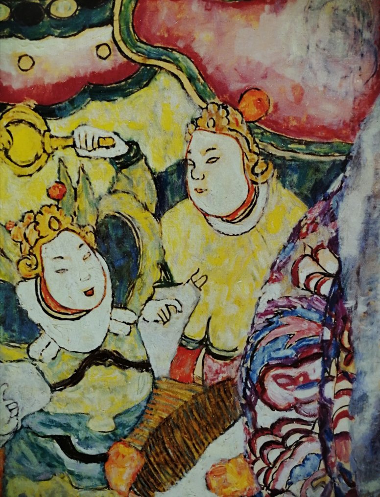 Gustav Klimt - Mujer y Samurais de Japon- licensed offset print #4.3