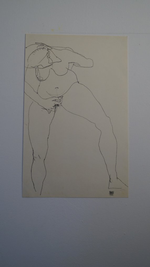 Egon Schiele - Stehende Masturbierend #1.0