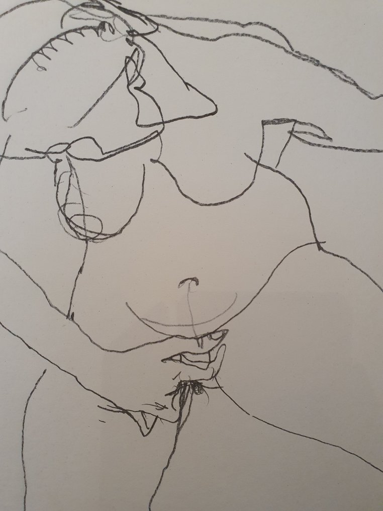 Egon Schiele - Stehende Masturbierend #2.1