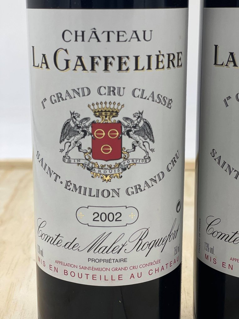2002 Chateau la Gaffeliere - Saint-Émilion 1er Grand Cru Classé B - 2 Flasker (0,75 L) #1.2
