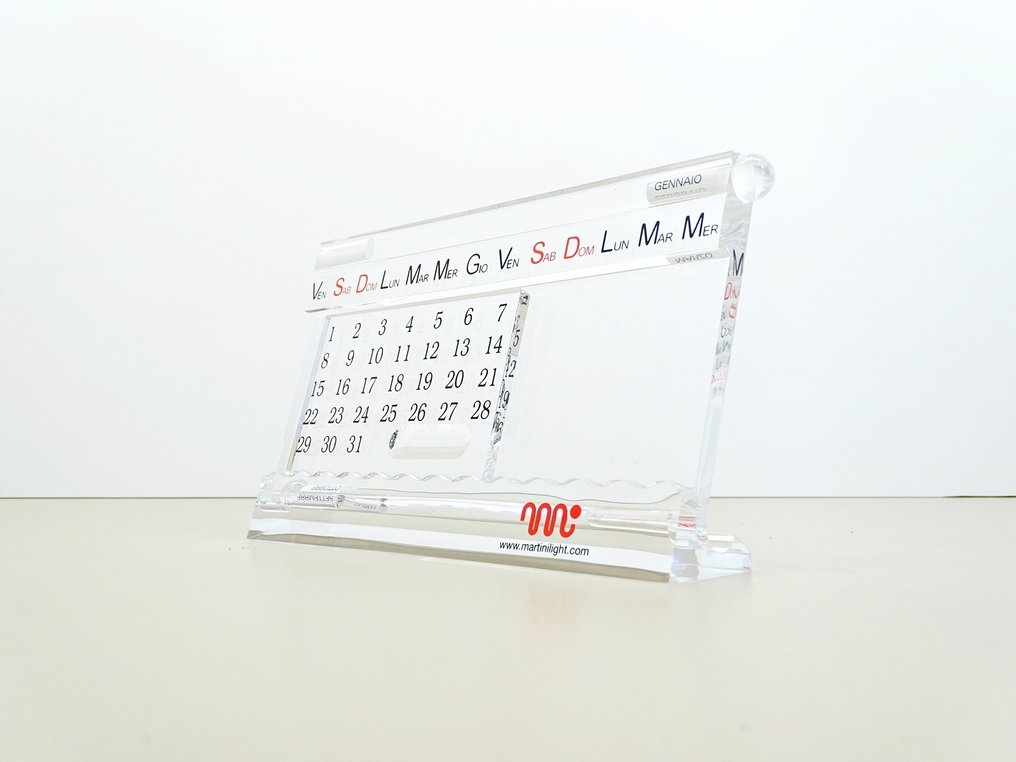 Calendario perpetuo - Martini Luce - Italia - calendario #2.1
