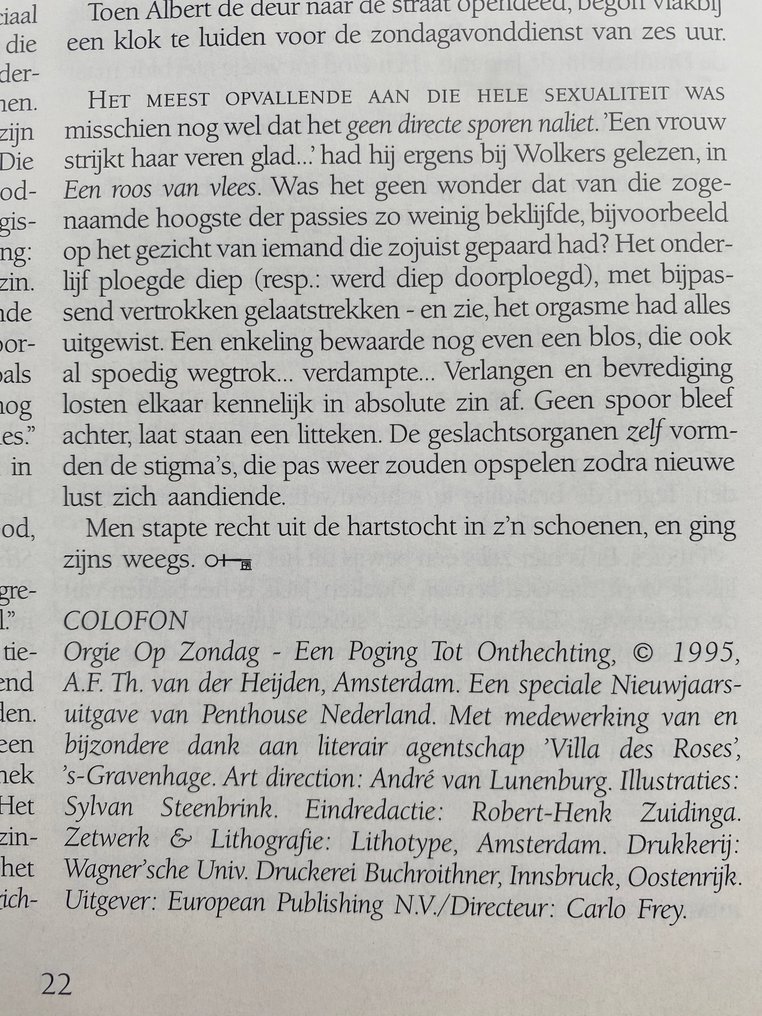 A.F.Th van der Heijden - Orgie op zondag - 1994 #3.2