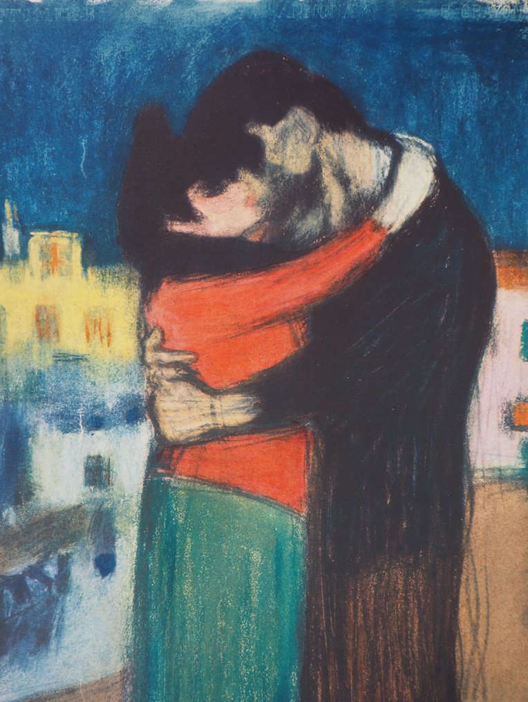 Pablo Picasso (1881-1973) - Hommage à Toulouse-Lautrec : Couple amoureux #4.3