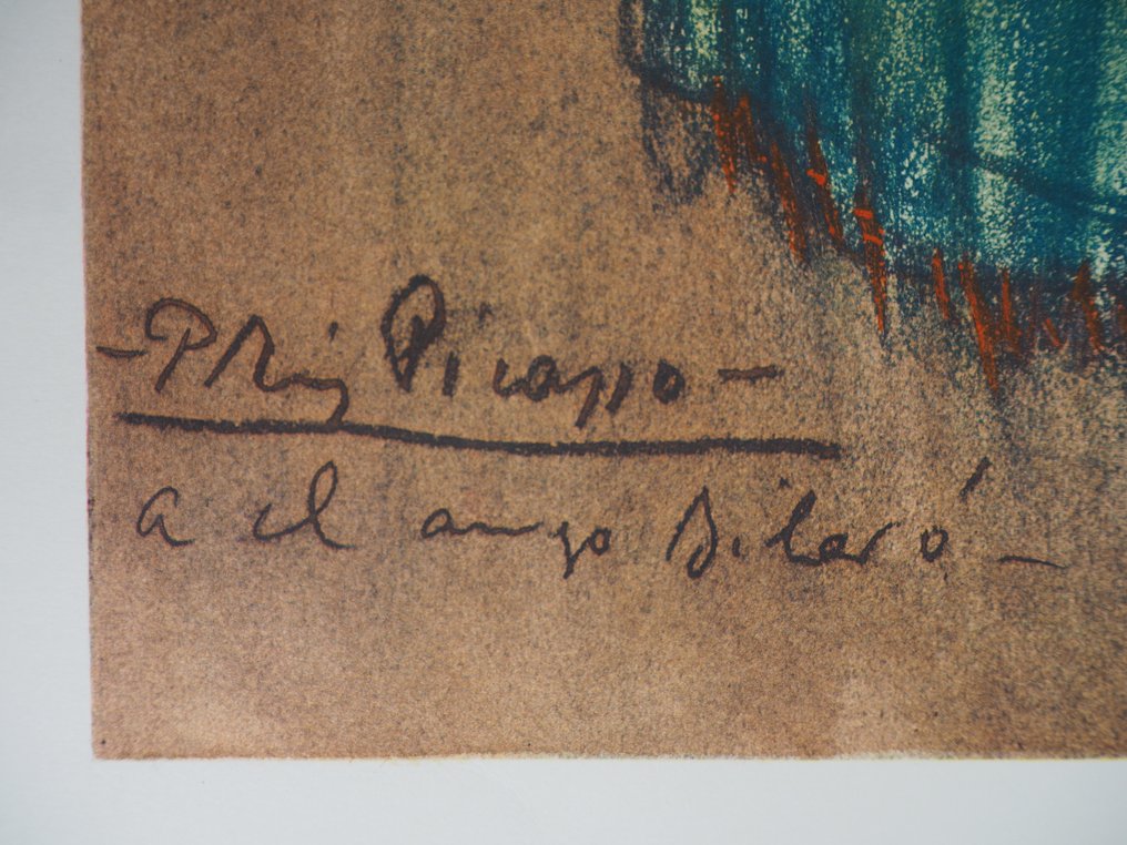 Pablo Picasso (1881-1973) - Hommage à Toulouse-Lautrec : Couple amoureux #2.1