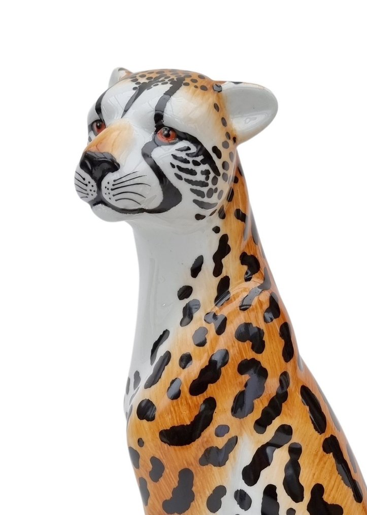 Figurka - Leopard - Porcelana #4.3