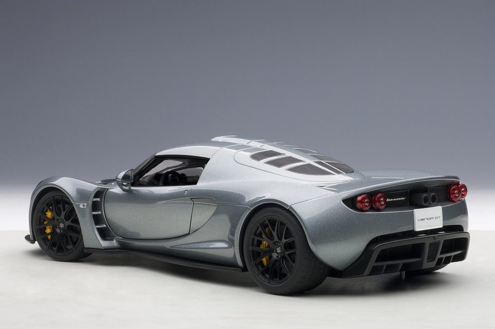 Autoart 1:18 - 模型運動車 - Hennessey Venom GT Spyder - 灰色金属质感 #1.0