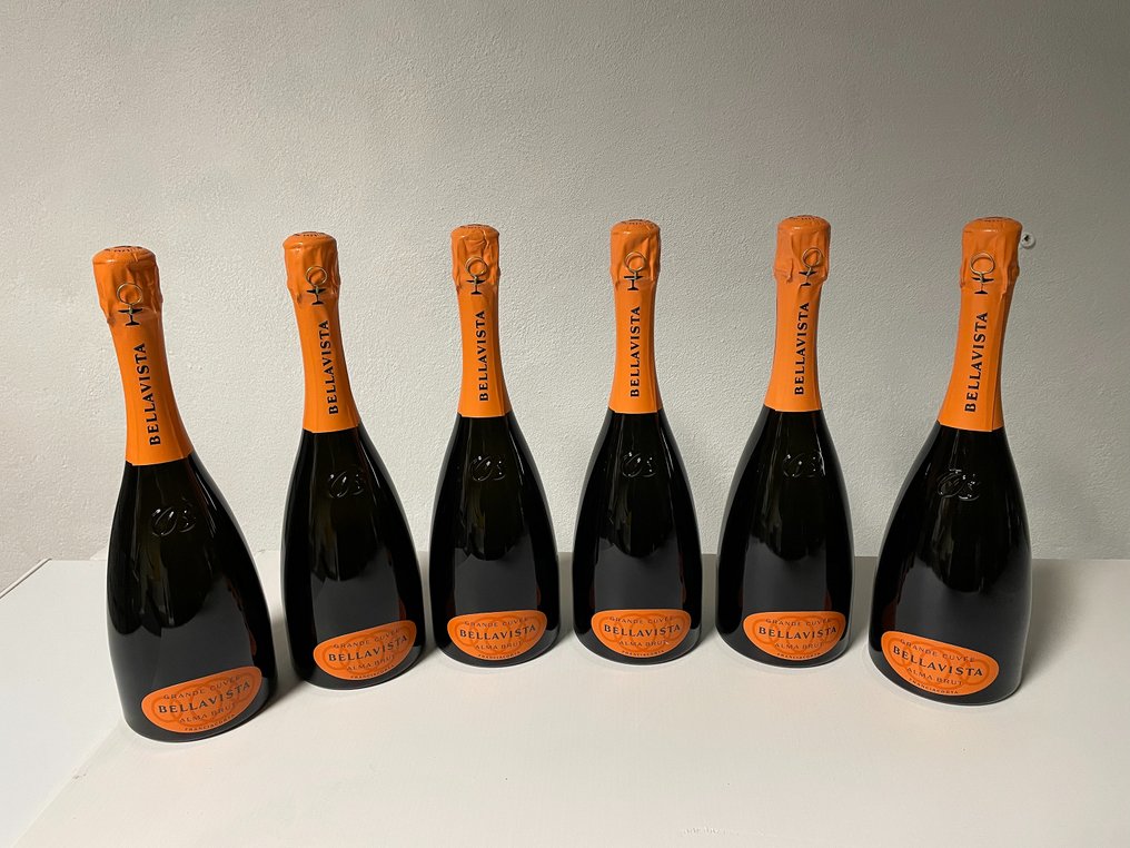 2020 Bellavista, Bellavista Grande Cuvée Alma Brut - Franciacorta - 6 Flaskor (0,75L) #1.0