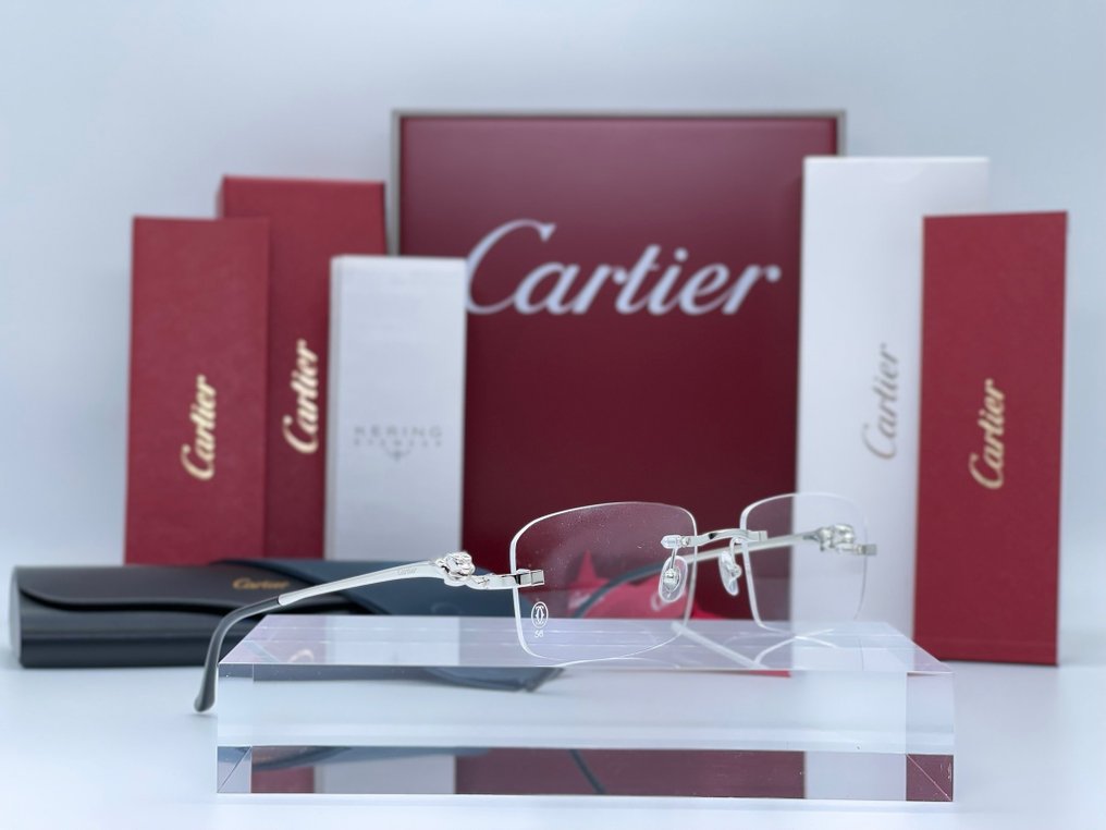Cartier - Panthere Silver Gold Planted 18k - 眼鏡 #1.1