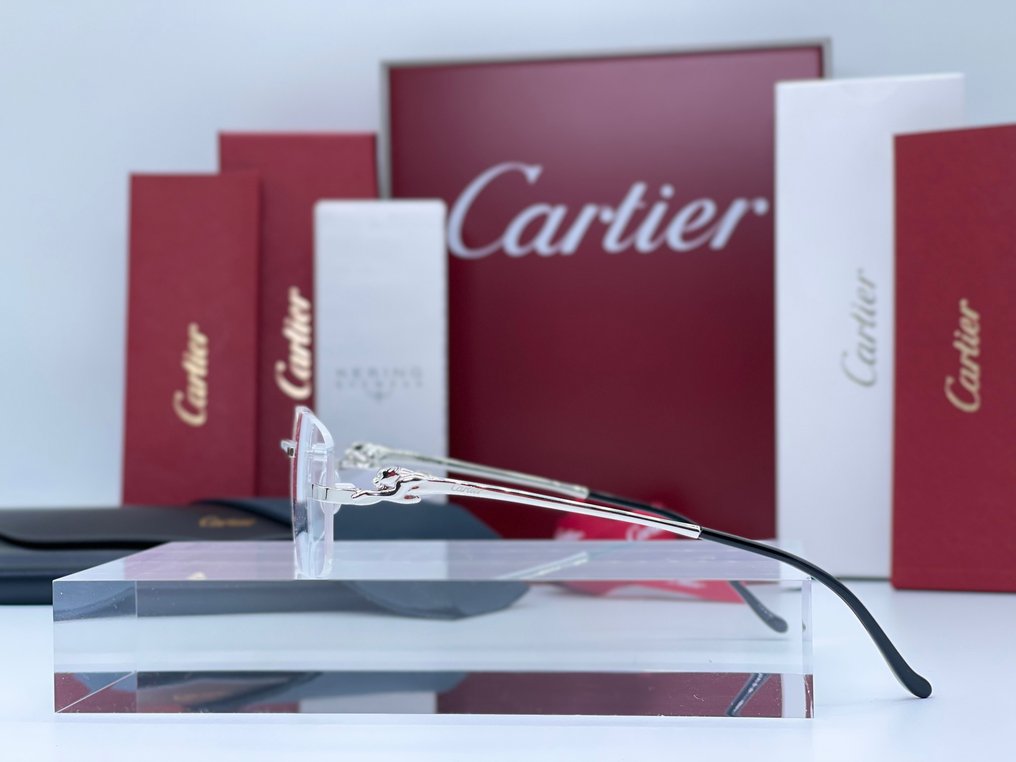 Cartier - Panthere Silver Gold Planted 18k - Spectacles #3.2