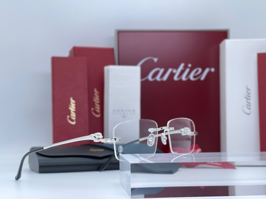 Cartier - Panthere Silver Gold Planted 18k - Gafas #2.2