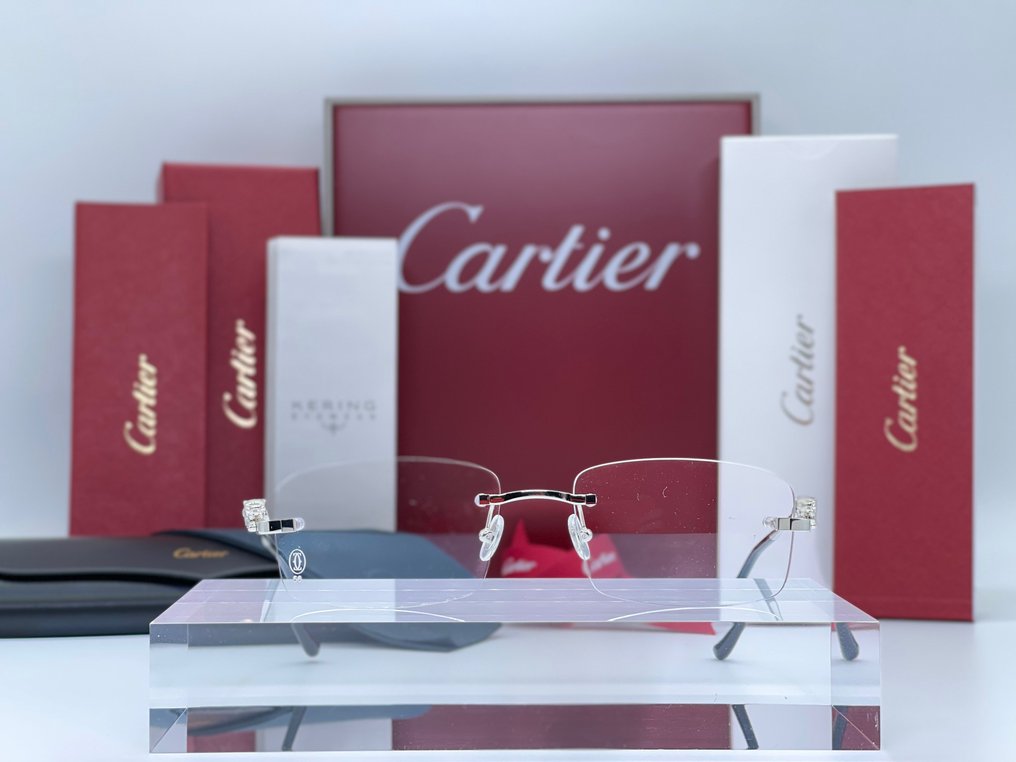 Cartier - Panthere Silver Gold Planted 18k - Gafas #2.1