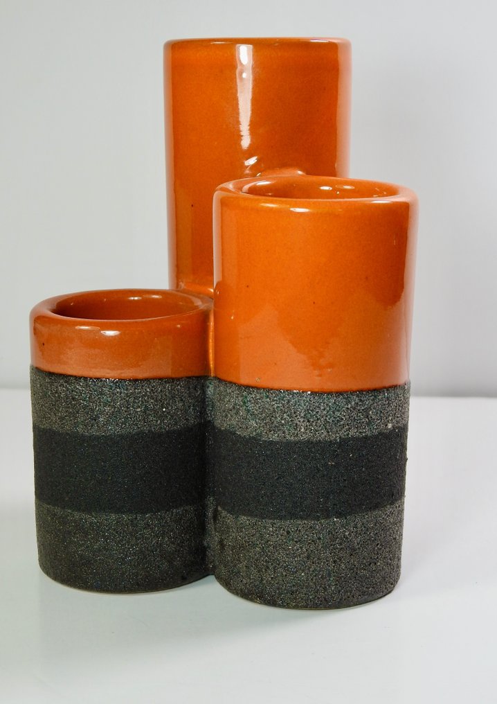 Vase -  mod. 3415 - lava glaze  - Earthenware #2.1