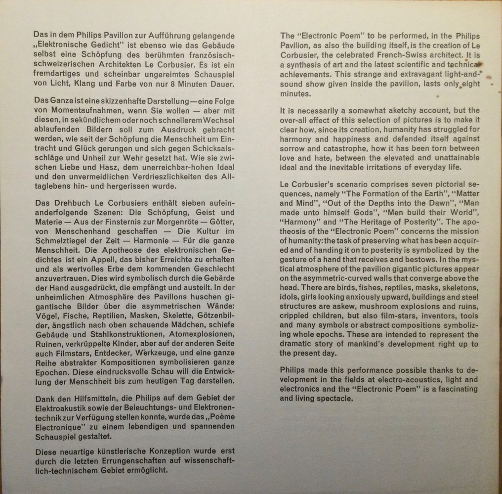Le Corbusier - Le  Poème électronique - 1958 #4.3
