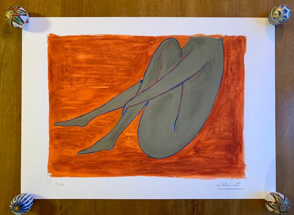 Bernard Villemot - Lithographie originale « Mademoiselle Isabelle » (réédition) #1.0