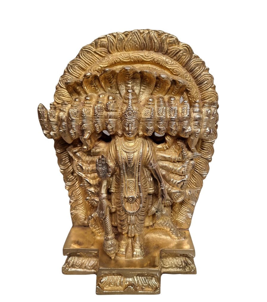 Skulptur, Vishnu - 29 cm - Bronze #1.0
