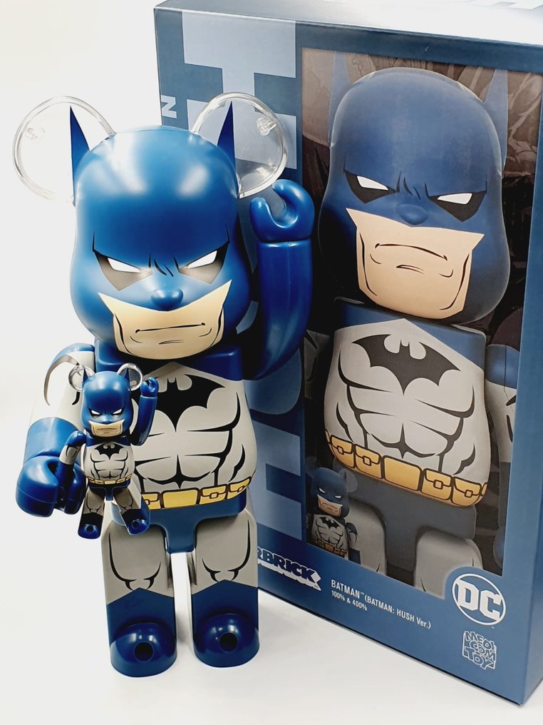 Batman x DC comic  X Medicom Toy Be@rbrick - Batman (Hush) 400% & 100% Bearbrick 2022 #2.1