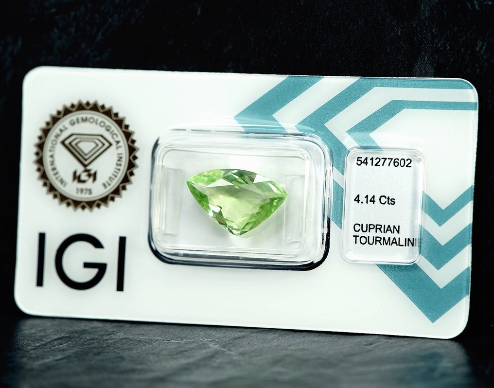 帕拉伊巴碧玺  - 4.14 ct - 国际宝石研究院（IGI） #3.2