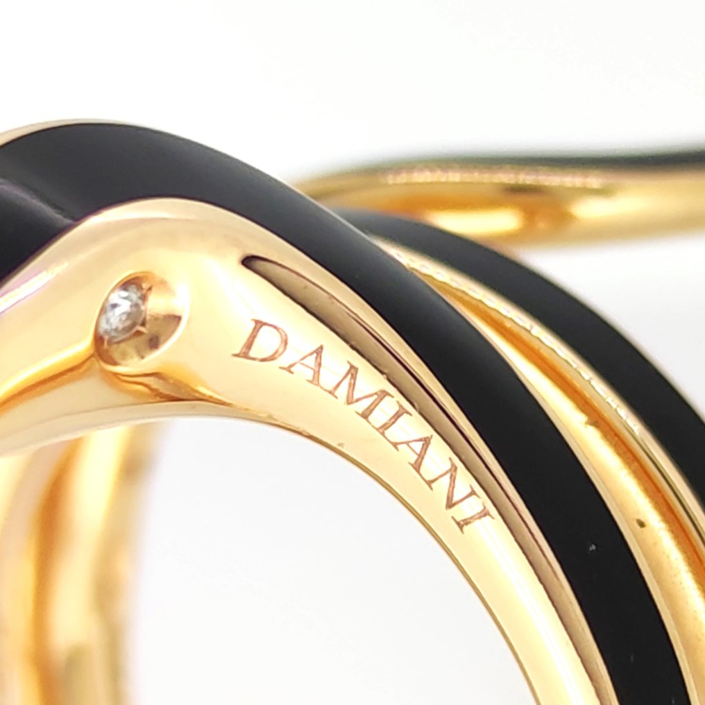 Damiani - 戒指 - 18 克拉 黃金 -  0.01ct. tw. 鉆石 #2.1