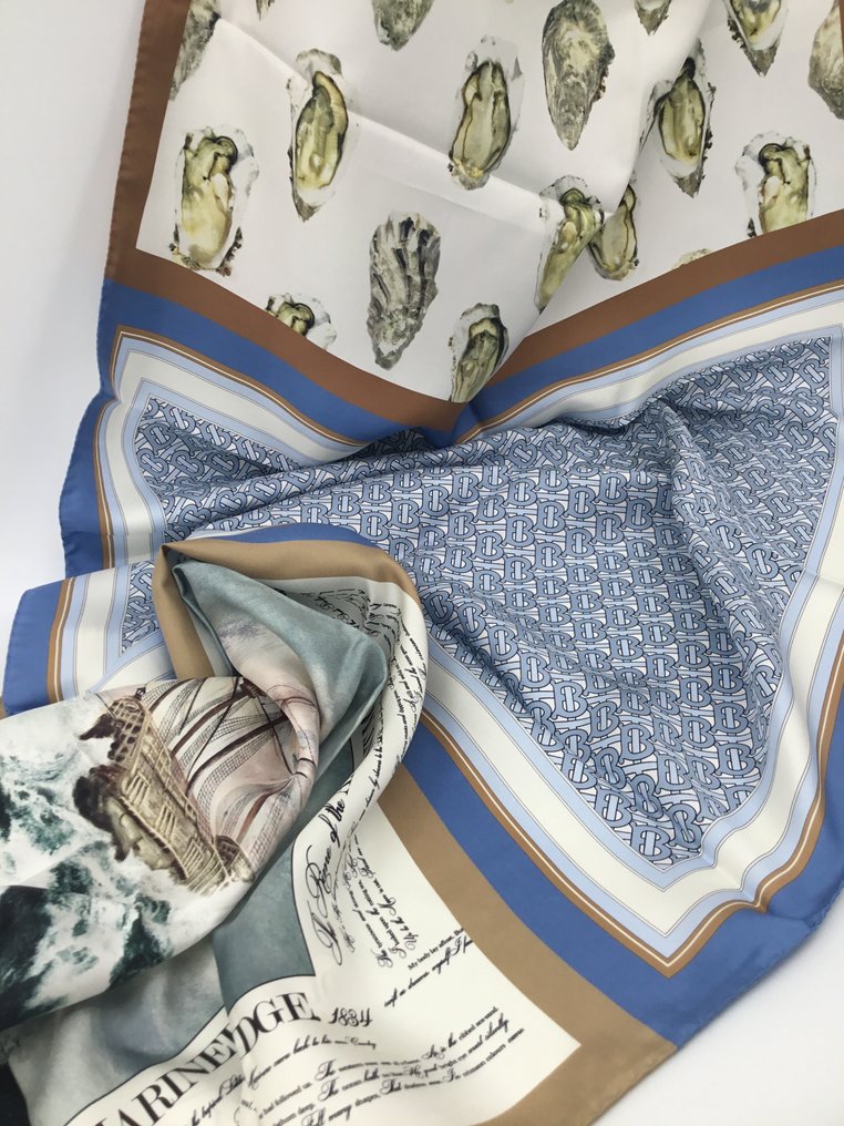 Burberry - Majestueuse Silk 210/70cm - Châle #4.3