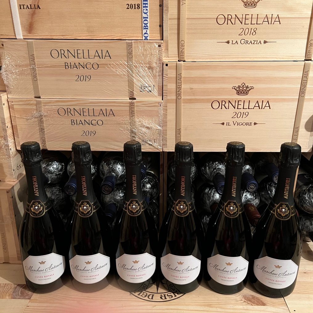 Marchesi Antinori, Marchesi Antinori,  Tenuta Montenisa Cuvee Royale - Franciacorta - 6 Garrafas (0,75 L) #3.2