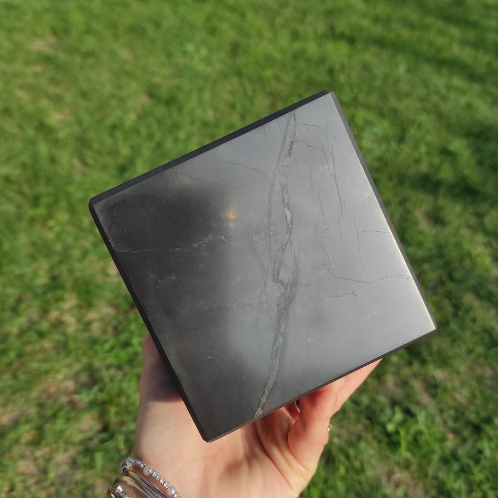 Shungite Cube - Height: 10 cm- 2590 g #2.1