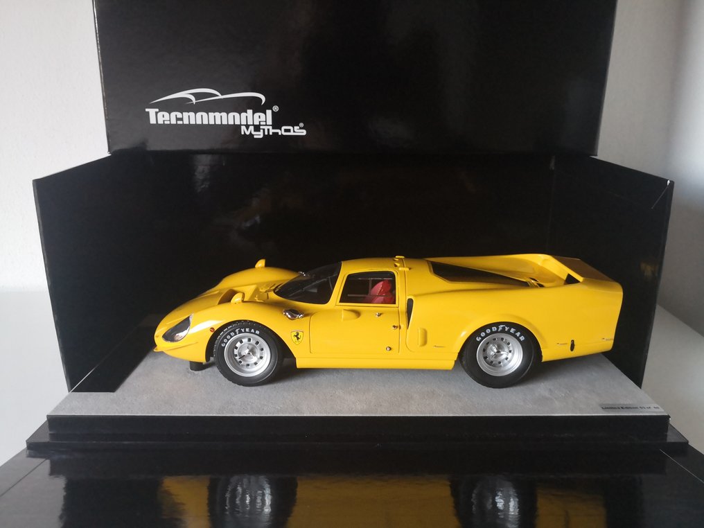 Tecnomodel 1:18 - 模型賽車 - Ferrari 365P2/3 Drogo 1967 Giallo Modena - TM18-255D #3.2