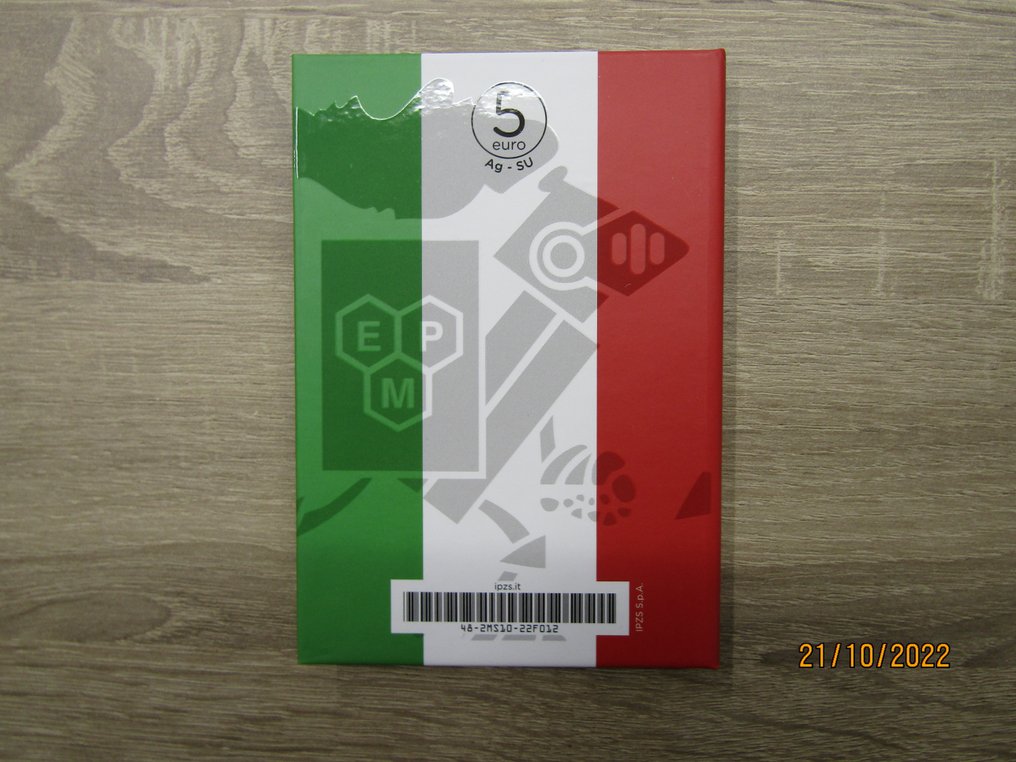 Ιταλία. 5 Euro 2022 "Panini" - Trittico  (χωρίς τιμή ασφαλείας) #2.1