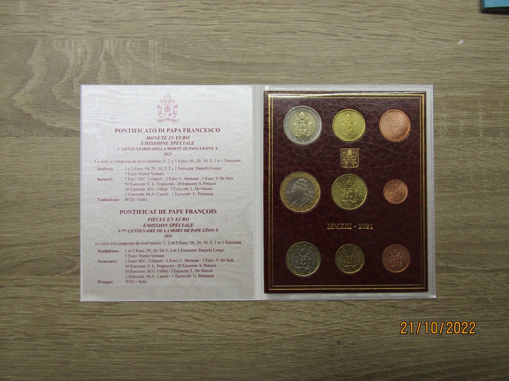 Vaticano. Year Set (BU) 2021 "Emissione Speciale" (Senza prezzo di riserva) #1.0