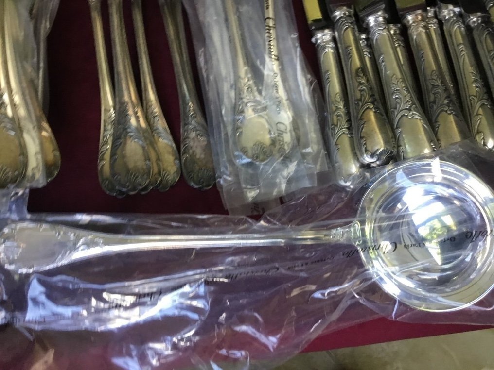 Christofle - Servizio di posate per 12 (61) - Marly - Placcato argento #4.3