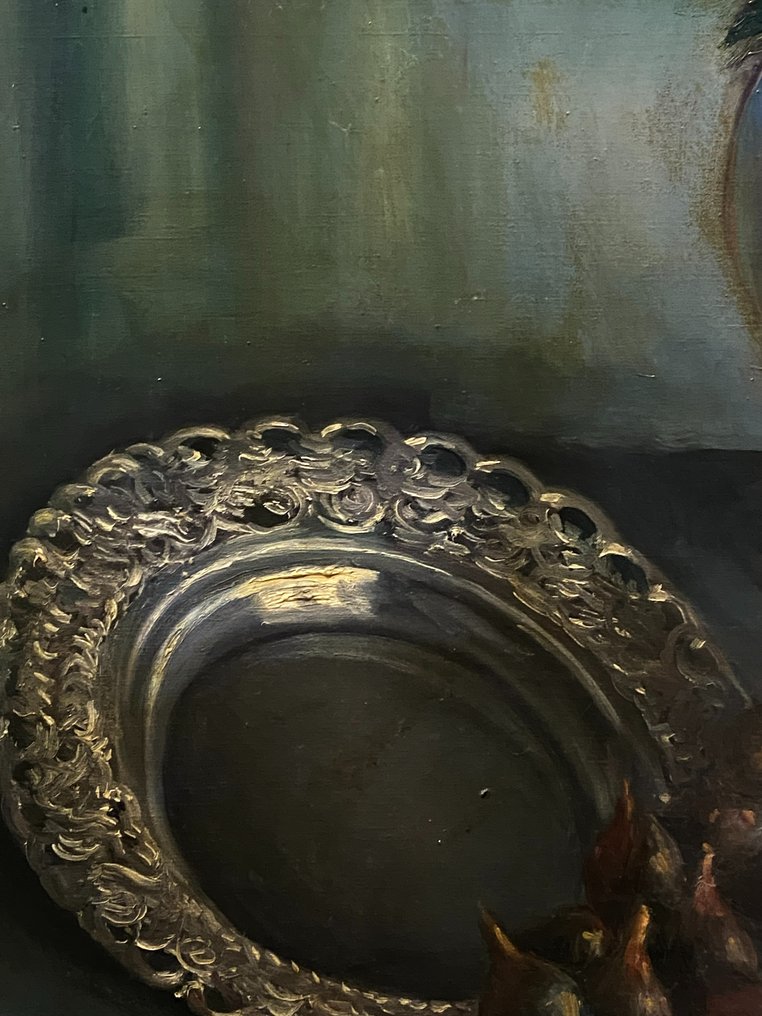 Felipe Moreno "Fel" (1911-1978) - Still life with figs and a silver tray #3.2