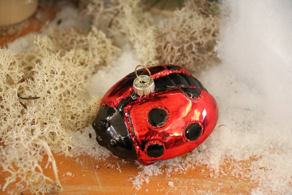 Lieveheers beestje, kerstornament, Inge-Magic - Juledekoration Inge-Magic (3) - Glas #4.3