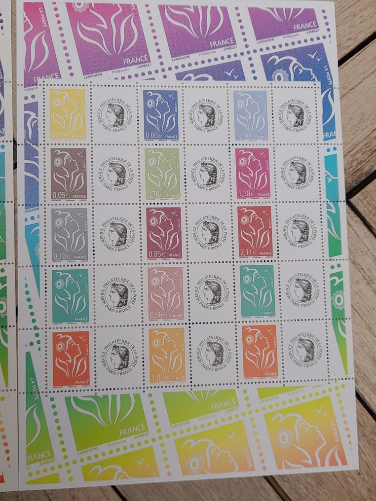 Γαλλία 2006/2007 - 2 μπλοκ των 15 Lamouche προσαρμοσμένα Céres νέο πολυτελές. #4.3