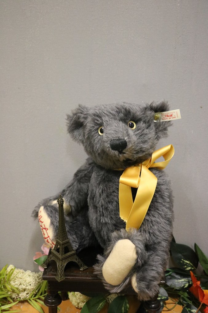 Steiff: La Fayette met eiffeltoren Teddybeer. Zeldzaam compleet. - Αρκουδάκι - 1990-2000 - Γερμανία #4.3