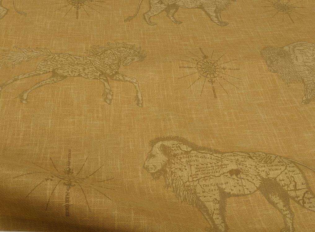 Taglio tessuto Kilim Zimbawe Oro by Andrew Martin per Luxury Living Group - Andes - Tejido de tapicería  - 525 cm - 140 cm #3.1