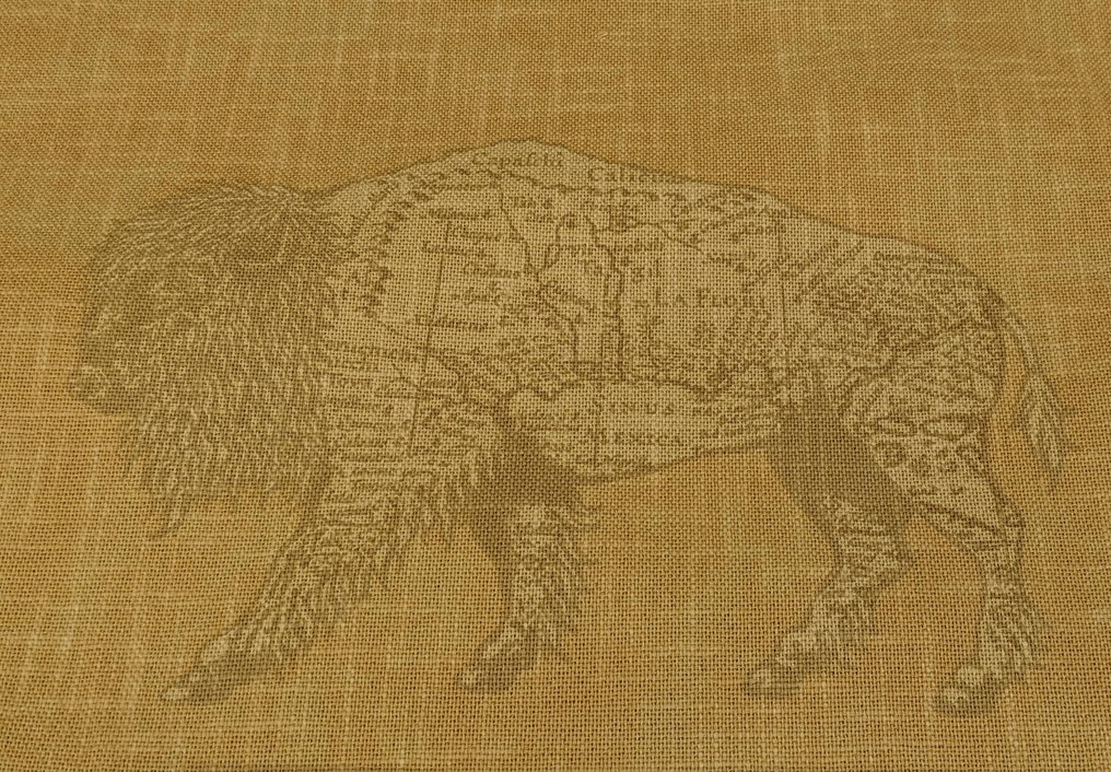 Taglio tessuto Kilim Zimbawe Oro by Andrew Martin per Luxury Living Group - Andes - Tejido de tapicería  - 525 cm - 140 cm #2.2