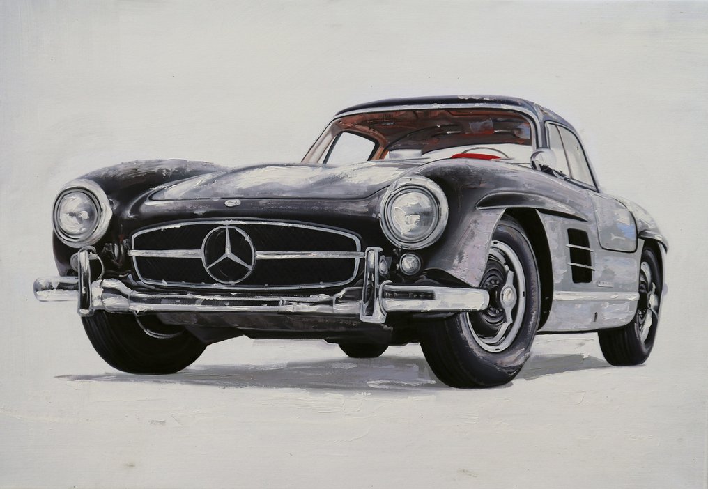 Mercedes by FransmanArt (1972) - Mercedes Gullwing 300 SL 1956 #1.0
