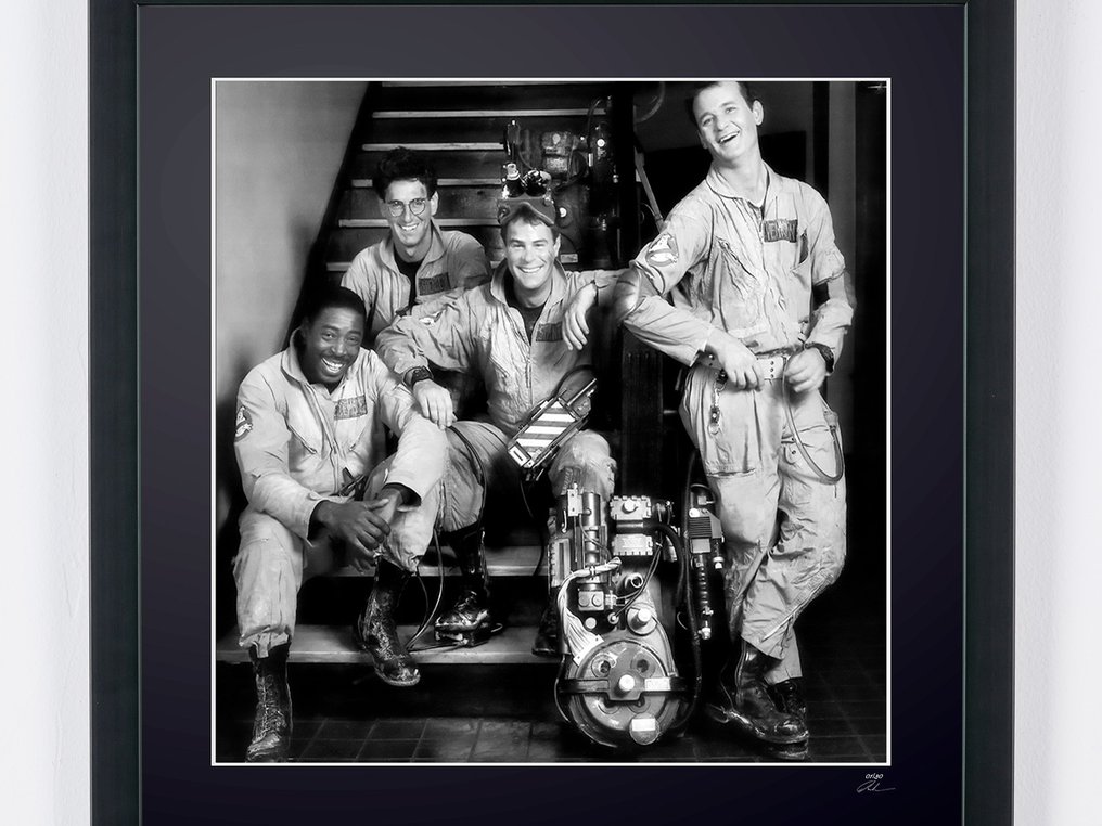 Ghostbusters, Venkman, Stantz and Spengler.. on Set - Fine Art Photography - Luxury Wooden Framed 70X50 cm - Limited Edition Nr 06 of 30 - Serial ID - Original Certificate (COA), Hologram - 100% New. Shipping Reduction from 3 items #2.1