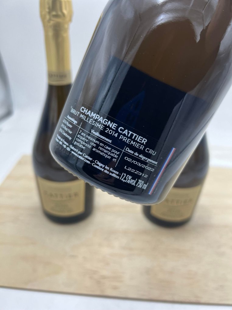 2014 Cattier, Millésime - 香檳 Brut - 3 瓶 (0.75L) #2.1