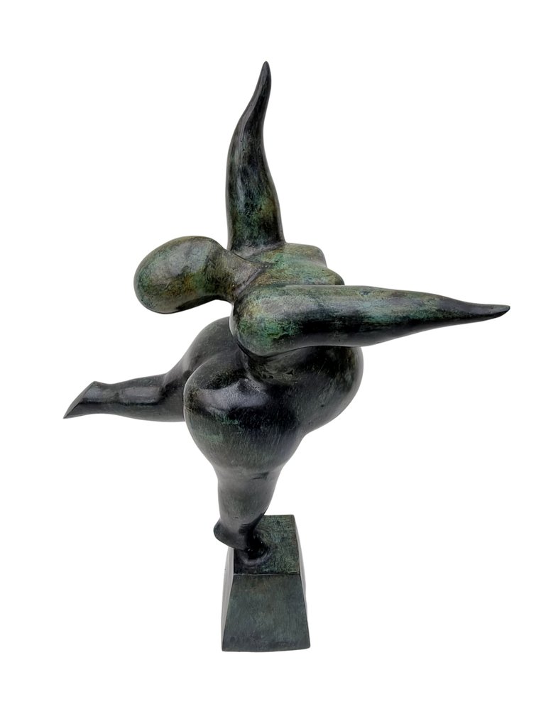 Veistos, A modernist bronze - 52 cm - Pronssi #1.2