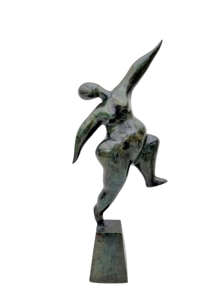 雕塑, A modernist bronze - 53 cm - 黄铜色 #1.1